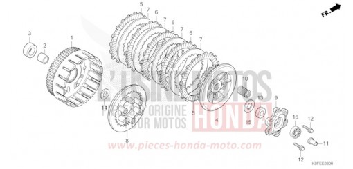 EMBRAYAGE Z125MAS de 2025